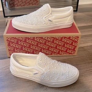 Bedazzled Vans Slip-Ons